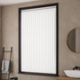 ColorizedZoom Williamsburg Frost White Vertical Blind 2833