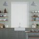 Colorized Clinton Ice White Vertical Blind 2835