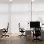 Colorized Contract Metropolis PVC Cool White Vertical Blind 2849