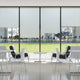 Colorized Contract City Full Moon Roller Blind 2863