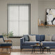 Colorized Leon Cool Grey Vertical Blind 2887