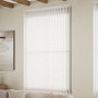ColorizedZoom Pencil Stripe White Vertical Blind 2891