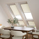 ColorizedZoom Expressions Alabaster Blackout Blind for DAKSTRA®/RoofLITE® Windows 2901