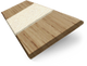 ColorizedSwatch Metropolitan Classic Oak & Oatmeal Wooden Blind - 50mm Slat sample image 3102