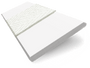 ColorizedSwatch Metropolitan Snow & Parchment Wooden Blind - 50mm Slat sample image 3111