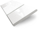 ColorizedSwatch Metropolitan Soft Gloss White & Snow Wooden Blind - 50mm Slat sample image 3114