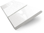 ColorizedSwatch Metropolitan Soft Gloss White & Snow Wooden Blind - 50mm Slat sample image 3114