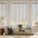 Colorized Metropolitan Thunder Grey & Parchment Wooden Blind - 50mm Slat 3115