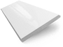ColorizedSwatch Metropolitan Soft Gloss White Wooden Blind - 50mm Slat sample image 3120