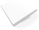 ColorizedSwatch Frost White Faux Wood Blind - 50mm Slat sample image 3164