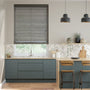 Colorized Graphite Grain Faux Wood Blind - 50mm Slat 3168