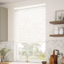 ColorizedZoom Parchment Faux Wood Blind - 50mm Slat 3158