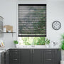 Colorized Cosmopolitan Deep Onyx Wooden Blind - 50mm Slat 3188