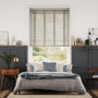 Colorized Tampa Tonal Grey & Tin Faux Wood Blind - 50mm Slat 3217