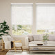 Colorized Tampa Alpine White Faux Wood Blind - 50mm Slat 3218