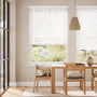Colorized Atlanta Icy White & Igloo Faux Wood Blind - 50mm Slat 3222