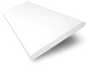 ColorizedSwatch Atlanta Icy White Faux Wood Blind - 50mm Slat sample image 3228