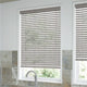 ColorizedZoom Atlanta Warm Grey Faux Wood Blind - 50mm Slat 3229