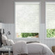 Colorized Chiffon White Wooden Blind - 50mm Slat 3245