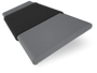 ColorizedSwatch Husky Grey & Noir Wooden Blind - 50mm Slat sample image 3262