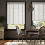 Colorized Pale Grey & Elephant Grey Wooden Blind - 50mm Slat 3264
