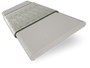 ColorizedSwatch Pale Grey & Elephant Grey Wooden Blind - 50mm Slat sample image 3264