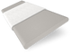 ColorizedSwatch Pale Grey & White Chantilly Wooden Blind - 50mm Slat sample image 3265
