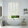 Colorized Vintage White & Sage Wooden Blind - 50mm Slat 3270
