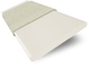 ColorizedSwatch Vintage White & Sage Wooden Blind - 50mm Slat sample image 3270