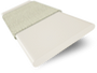 ColorizedSwatch Vintage White & Sage Wooden Blind - 50mm Slat sample image 3270