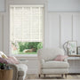 Colorized Vintage White & Soft Cotton Wooden Blind - 50mm Slat 3271