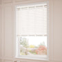 ColorizedZoom Parchment & Chalk Faux Wood Blind 3286