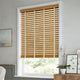 ColorizedZoom Macadamia Oak & Alabaster Wooden Blind - 50mm Slat 3293