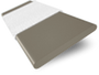 ColorizedSwatch Cobblestone Grey & Chalk Faux Wood Blind - 50mm Slat sample image 3300
