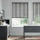 Colorized Graphite Grain & Tundra Faux Wood Blind - 50mm Slat 3302