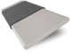 ColorizedSwatch Turtle Dove Grey & Anthracite Faux Wood Blind - 50mm Slat sample image 3312
