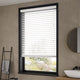 ColorizedZoom Cumulus White Wooden Blind - 50mm Slat 3318