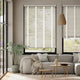 Colorized Pebble Beach & Cloud Wooden Blind - 50mm Slat 3341