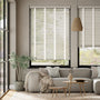 Colorized Pebble Beach & Cloud Wooden Blind - 50mm Slat 3341