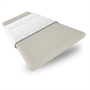 ColorizedSwatch Pebble Beach & Cloud Wooden Blind - 50mm Slat sample image 3341