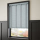 ColorizedZoom Shale Grey & Flint Wooden Blind - 50mm Slat 3343