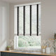 ColorizedZoom Arctic Gloss & Jet Wooden Blind - 50mm Slat 3354