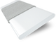 ColorizedSwatch Arctic Gloss & Smoke Wooden Blind - 50mm Slat sample image 3355