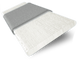ColorizedSwatch Contract Tampa Cool White & Silver Faux Wood Blind - 50mm Slat sample image 3357