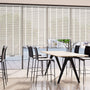 ColorizedZoom Contract Atlanta Flint Grain & Igloo Faux Wood Blind - 50mm Slat 3362