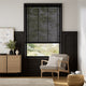 Colorized Natural Bamboo Midnight & Jet Wooden Blind - 50mm Slat 3372