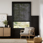 Colorized Natural Bamboo Midnight & Jet Wooden Blind - 50mm Slat 3372