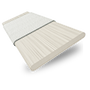 ColorizedSwatch Natural Bamboo Chalk & Chalk Wooden Blind - 50mm Slat sample image 8894