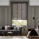 Colorized Natural Bamboo Umber & Jet Wooden Blind - 50mm Slat 3389