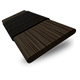 ColorizedSwatch Natural Bamboo Umber & Jet Wooden Blind - 50mm Slat sample image 3389